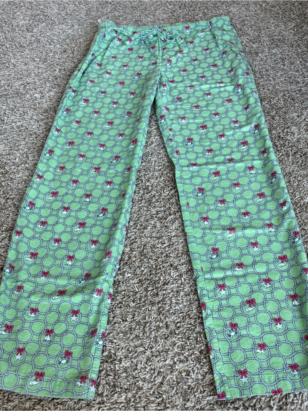 Vineyard Vines Girls' Mint Green Floral Print Joggers